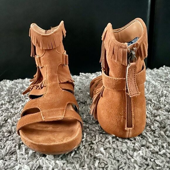 NIB Dingo Fringe Suede Sandals - Picture 5 of 10